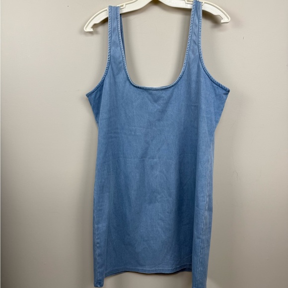 Good American Denim Tank Mini Dress 5 - Picture 9 of 10